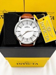 Invicta Celestial Brown Leather Watch NWT 3year warranty included.