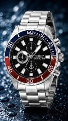 Invicta Ocean Voyage Men’s Quartz Watch 46mm  Stainless Steel, 48826 NIB 50m