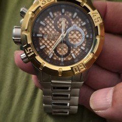 Invicta Pro Diver 300 Meter Quartz Chronograph Two Tone Watch 12370