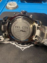 Invicta Pro Diver Men's Quartz Chronograph 200m Blue Dial Steel Date Watch