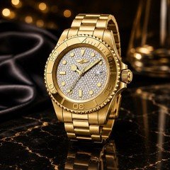 Invicta Pro Diver Men's Watch - 40mm, Gold (50288)