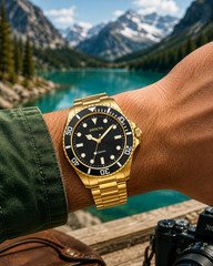 Invicta Pro Diver Men’s Watch – 42mm Gold-Tone Stainless Steel (Model 69397)