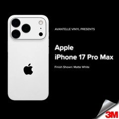 iPhone 17 Pro | 17 Pro Max Skin Wrap  Sticker Protective Skin, Genuine 3M Vinyl