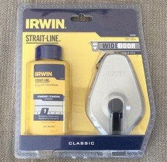 Irwin Strait-Line #1932880 100ft Chalk Line Aluminum Reel & Blue Chalk Set NEW
