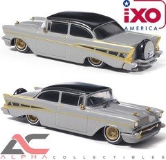 IXO IA64014 1:64 1957 CHEVROLET BEL-AIR LOWRIDER (GRAY)