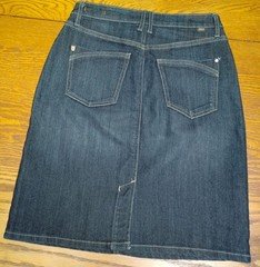 Jag Jeans Jean Skirt Womens Sz 2 Denim A Line Dark Wash