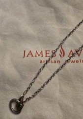 James Avery Retired 925 Sterling Silver And Bronze Changeable Charm Necklace
