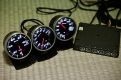 JDM Defi Link Meter Control Unit II & Gauges(Water Temp, Oil Temp, Oil Pressure)
