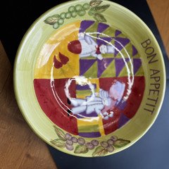 Jennifer Brinley Certified International Large 13 Inch Chef Pasta Or Salad Bowl