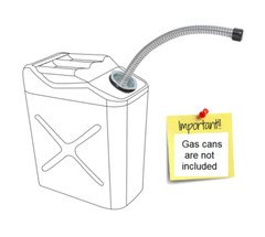 JERRY CAN FLEXIBLE GAS SPOUT NOZZLE MILITARY USMC BLITZ 