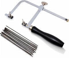 Jeweler'S Saw Frame Adjustable with 144 Blades Professional Jewelry Making Kit (