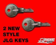 JLG SCISSOR LIFT KEY SET OF 2 KEYS FITS BOOM LIFT NEW STYLE LOT TWO