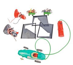 Job Lot Of ELM Mixed Vehicle Items Horse Racing Set Spares Model Vintage Unboxed