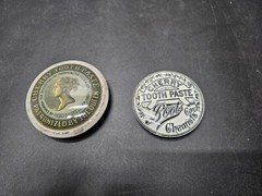 John Gosnell & Co London Chemists Cash Cherry Toothpaste Pot Lids