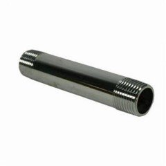 JONES STEPHENS CORP N15200 Brass Nipple 3/8" x 2" Polished Chrome Lead-Free
