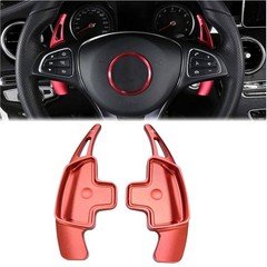 Joygowe Steering Wheel Paddle Shifter Extension Compatible with Mercedes Red 