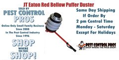 JT Eaton Puffer Bellow Hand Duster to apply Insecticide Dust ( Delta Tempo etc)