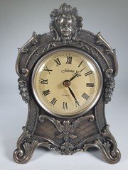 Juliana Vintage Decorative Quartz Mantel Clock – Ornate Cherub Style
