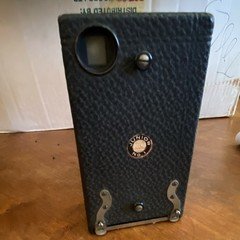 Junior Primus No. 4 Vintage Black Box Camera w/ Textured Body