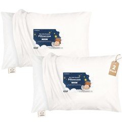 Keababies Toddler Pillowcase 13X18 2-Pack Organic Cotton Toddler Pillowcase For