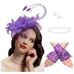 Kentucky Race Derby Fascinators for Women Tea Party Hat Headbands Wedding Coc...
