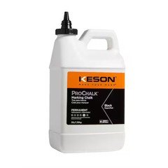 Keson Pm103black Marking Chalk, Black, Permanent, 3 Lb