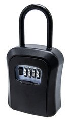 Key Lock Box for Outside-Combination Lockbox for House Key-Portable/Wall Mounted