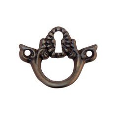Keyhole Cover Pull Cast Brass Victorian Antique Escutcheon Style Key Hole Pull 