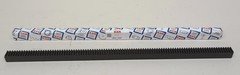 KHK SR1-300 Gear Rack Carbon Steel 94 Effective Teeth Module 1
