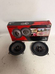 KICKER 51KSC504 KS-Series 5.25" Coaxial Speakers with .75" tweeters 4-Ohm Pair
