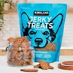 KIRKLAND JERKY TREATS FOR DOGS 48 OZ (3 LB), CHICKEN BREAST JERKY