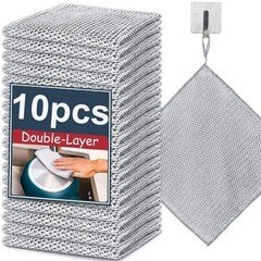 Kitchen Scrubber Wire Dishcloth Double Sided Metal Cleaning Scouring Pad USA NEW