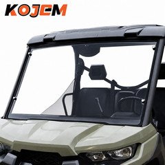 KOJEM Clear Full Front Full Windshield For Can am DEFENDER (2016+) HD5 HD8 HD10