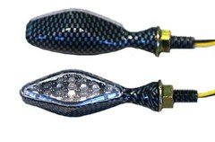 K&S Technologies 25-8921 LED Ultra Mini Stalk Marker Lights - Diamond Carbon ...