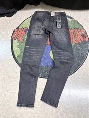 Ksubi Men's Gray Dark Wash Skinny Slim Fit Denim Jeans New with Tags