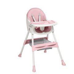 Ktaxon Baby High Chair, 6-in-1 Portable Feeding Rocking Seat with Removable Tray