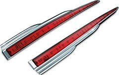 Kuryakyn 6976 Rear Light Bars Pair for 2009-2019 Harley-Davidson Trikes, Chrome