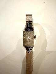 La Femme 14k Gold Ladies Hidden Watch