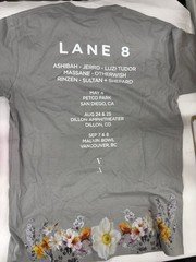 Lane 8 EDM DJ This Never Happened Summer Gatherings 2024 T-shirt Choose Size