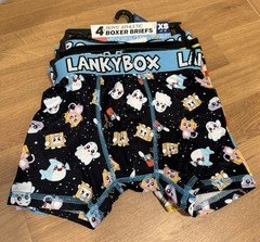 Lanky Box Boys Athletic Boxer Briefs Pack Of 4, Size XS (4-5)