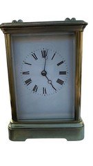 Large Antique French Carriage Clock Fully Restored