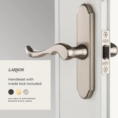 larson storm door mortise latch hardware