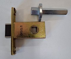 LARSON STORM DOOR REPLACEMENT LATCH  AGED BRONZE  MORTISE LOCK HANDLE