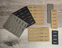 Laser Cut PALS MOLLE Panel Customizable Sew On Squadron Tactical DIY MYOG