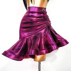 Latin Rumba Salsa Ballroom Fishtail Skirts Practice Dance Performance Dancewear