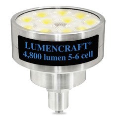 LED Conversion for Maglite Flashlight 4,800 Lumen Fits 5-6 D cell, 12 LED