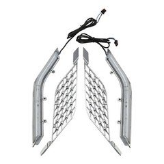 LED Radiator Grill Panel Decorative Light Fit For Honda Goldwing Tour DCT 18-Up