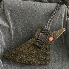 Ledux EX-100 Solid Electric Guitar Stainless Rounded Fret Edge Nacreous Paint