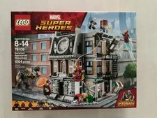 This is a picture showing Brand new sealed LEGO Marvel: Sanctum Sanctorum Showdown (76108)
