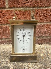 L'EPEE SAINT SUSANNE ALARM CARRIAGE CLOCK IN Perfect Working Order